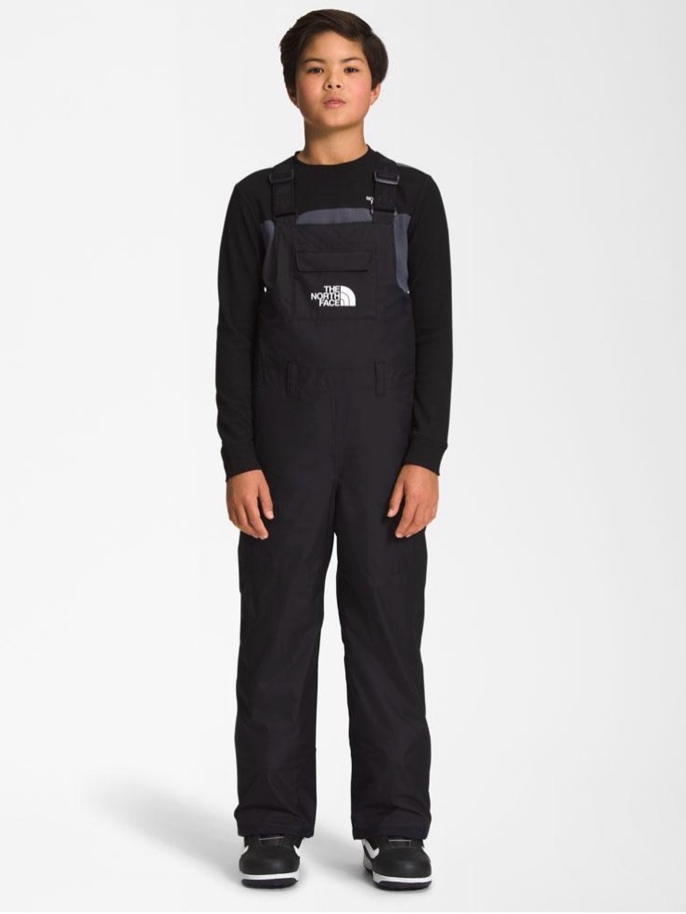 The North Face Freedom Bib Waterproof Insulated Snow Pants Teens Black Size XL